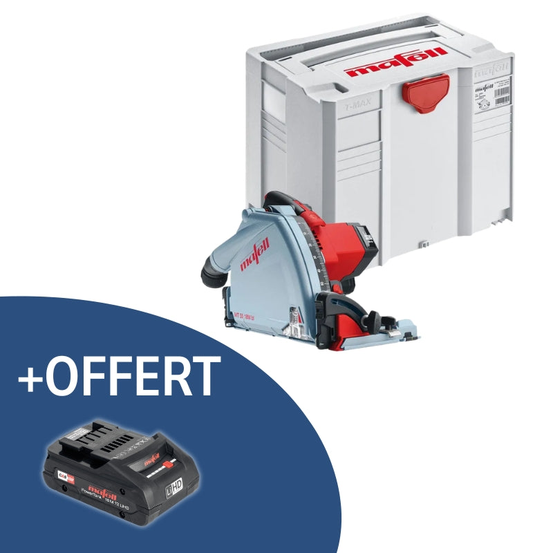 MAFELL Scie plongeante Ø162 mm 18V Solo MT 55 18 M bl PURE en T-MAX - 91E002
