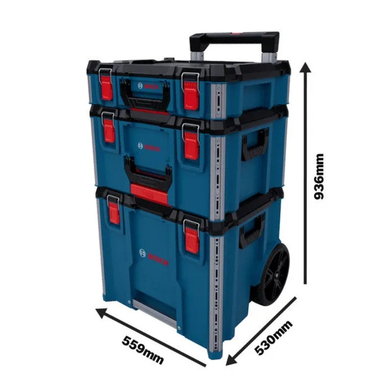 BOSCH Set de 3 coffrets de transport L-BOXX Contractor - 1600A037DY