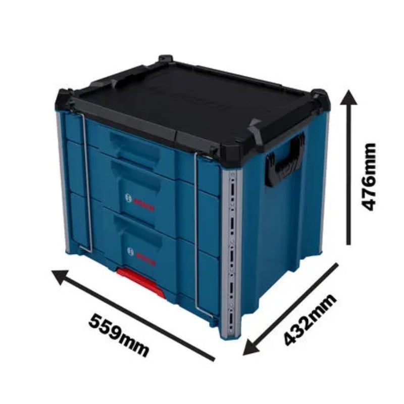 BOSCH Coffret avec 3 tiroirs L-BOXX Contractor - 1600A037E3