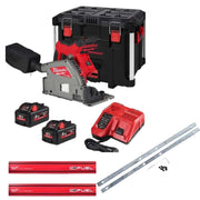 MILWAUKEE Scie plongeante 5.5Ah M18 FUEL FPS55-552P avec Kit rail