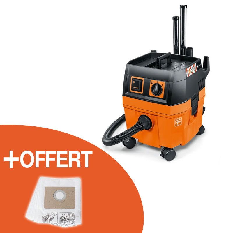 FEIN Pack aspirateur eau poussière Dustex 25 L avec set d'accessoires - 92035060000