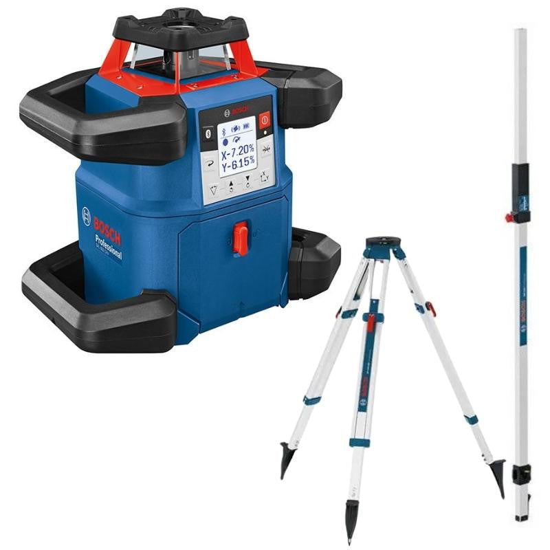 BOSCH Laser rotatif GRL600CHV 18V 4Ah avec trépied et mire - 06159940P5