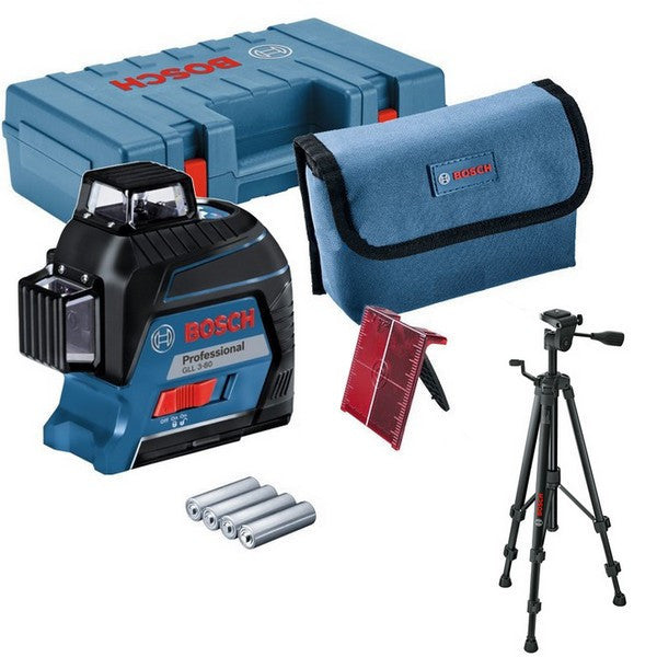 BOSCH Laser 3 plans GLL3-80 avec trépied BT150 - 06159940KD