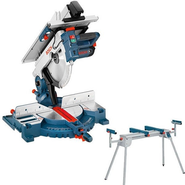 BOSCH Scie à table et onglets 1800 W Ø 305 mm GTM12JL avec support GTA2600 - 0615990EU2