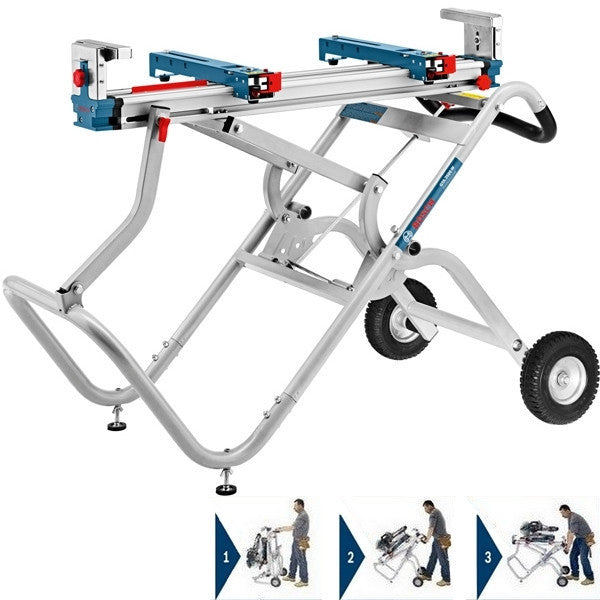 BOSCH Scie à onglet radiale 2000 W avec support GCM12GDL et piètement GTA2500W