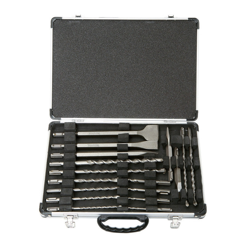 MAKITA Perforateur burineur SDS-Plus 800W avec Coffret foret et burin (17 pcs) - HR2630X7 - D-42444