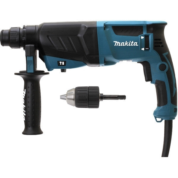 MAKITA Perforateur burineur SDS-Plus 800W avec Coffret foret et burin (17 pcs) - HR2630X7 - D-42444