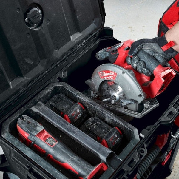 MILWAUKEE Set PACKOUT chariot avec 2 coffrets et 1 organisateur