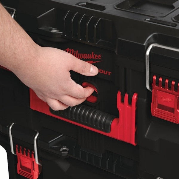 MILWAUKEE Set PACKOUT chariot avec 2 coffrets et 1 organisateur