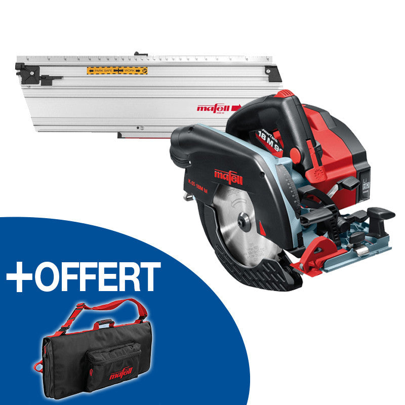MAFELL Scie circulaire 18V 2x5,5 Ah K65 18M bl avec guide taille M - 91D801 208170
