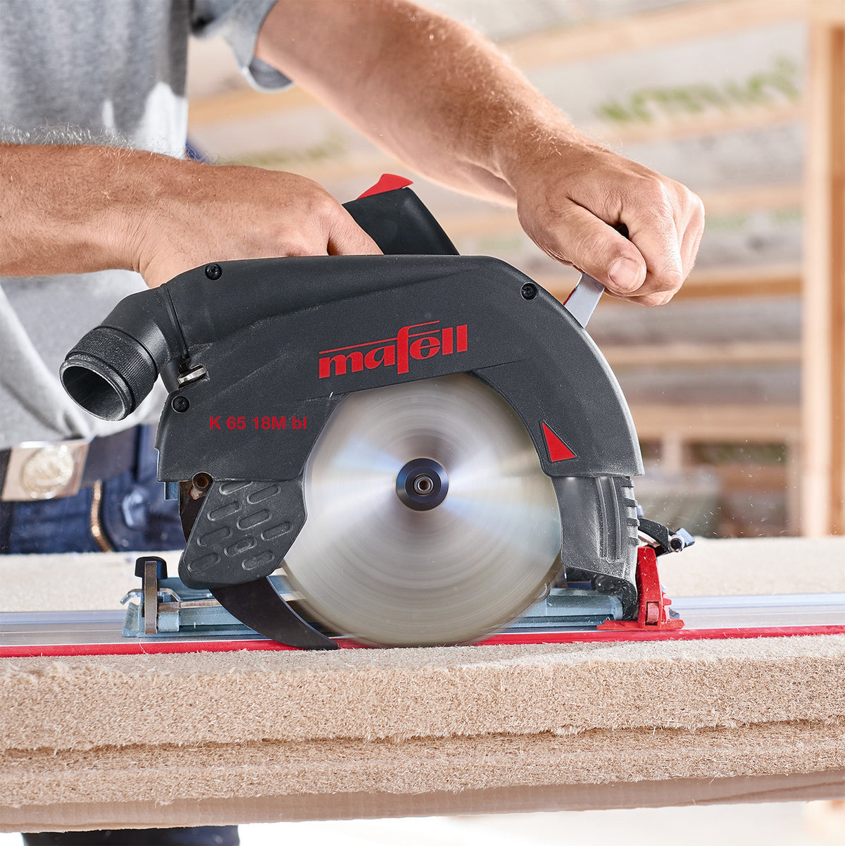 MAFELL Scie circulaire 18V 2x5,5 Ah K65 18M bl avec guide taille M - 91D801 208170