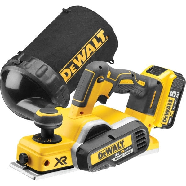Rabot sans fil 18v xr 82 mm 2x5 ah dcp580p2 dewalt