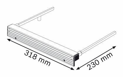 Butée parallèle pour scie plongeante gkt 55 gce 1600z0000x bosch