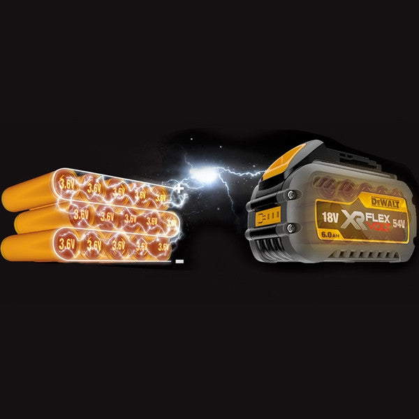Batterie 54v xr flexvolt li-ion 6.0 ah dcb546 dewalt