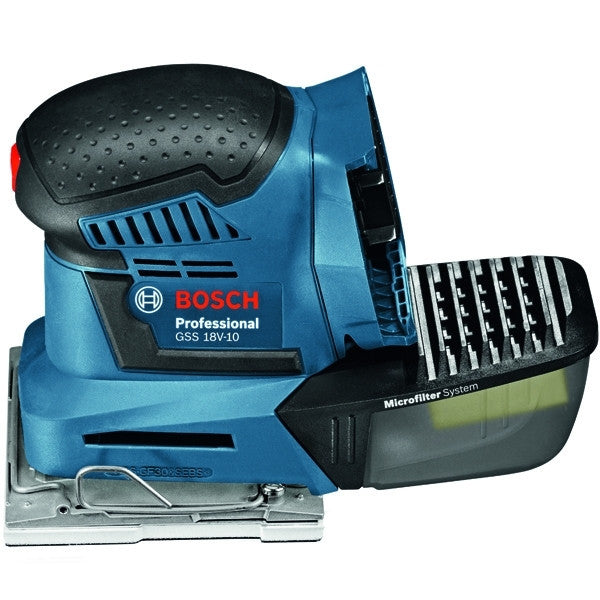 Ponceuse vibrante 18v gss18v-10z 06019d0202 solo bosch