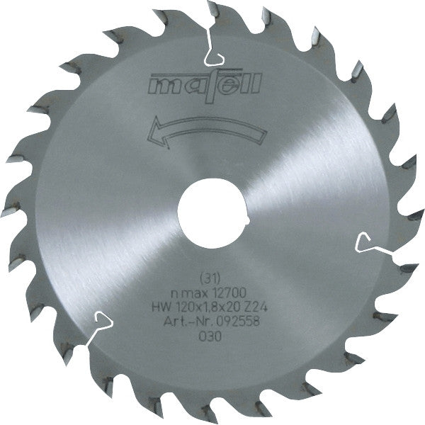 Lame de scie circulaire ø 120 mm z24 092558 mafell