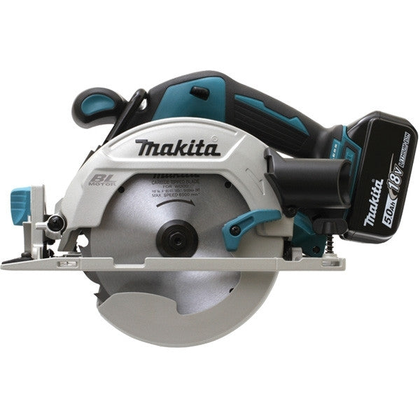 Scie circulaire 18v lxt ø165 mm 2x5 ah en makpac dhs680rtj makita