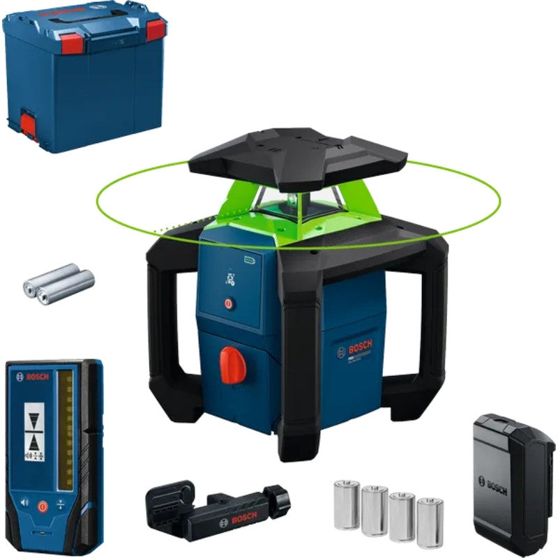 BOSCH Laser rotatif 18V Solo + cellule GRL18V-3-31G - 0601061G01
