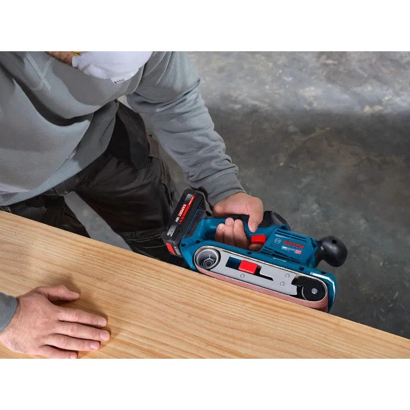 BOSCH Ponceuse à bande 18V Solo carton GBS18V-75 - 06012C2000