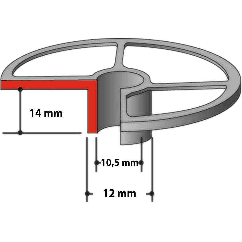 MAKITA Guide à copier Ø10.5int Ø12ext - 193332-3