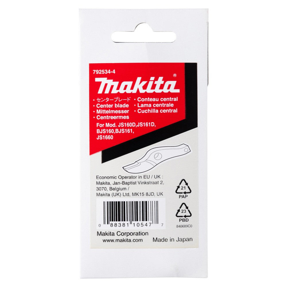 MAKITA Couteau central pour JS1660 - 792534-4