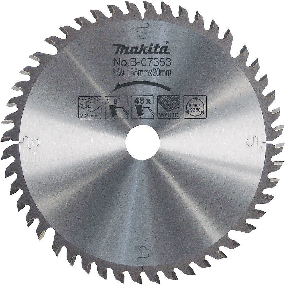 MAKITA Lame de scie Ø165 48 denst Bois - B-07353
