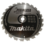 MAKITA Lame carbure ''Specialized'' Bois Ø355 24 dents - B-33087