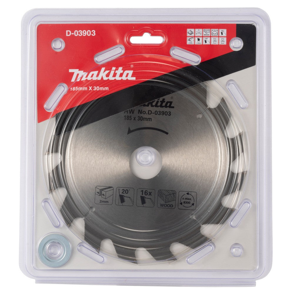 MAKITA Lame de scie Ø185 16 dents - D-03903