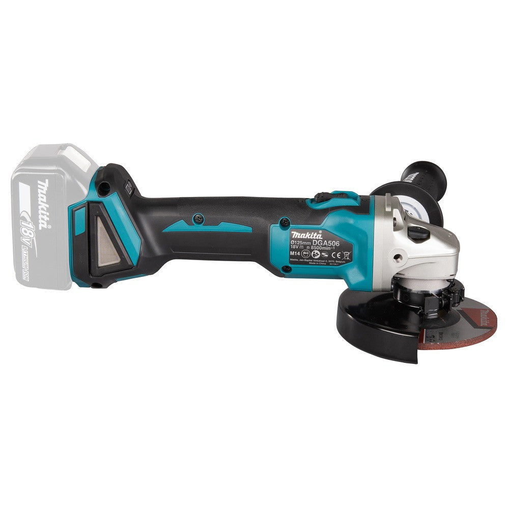 MAKITA Meuleuse 125mm 18V Solo - DGA506ZJ
