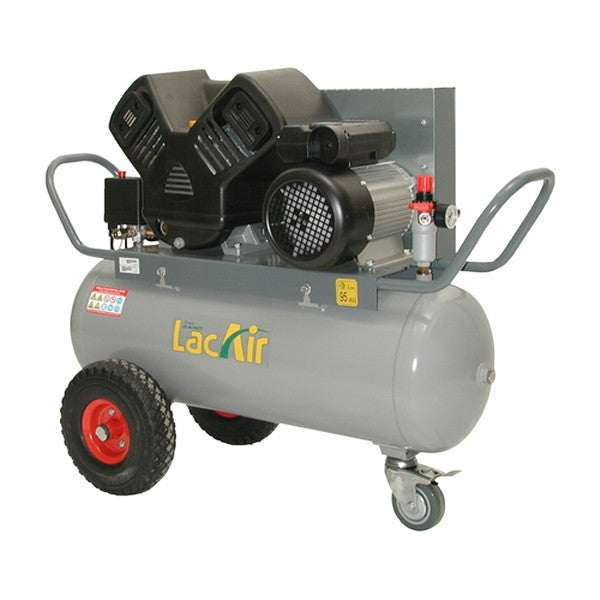 Compresseur à courroie mono. 20m³/h 50l twinair20/50m 462000 lacme