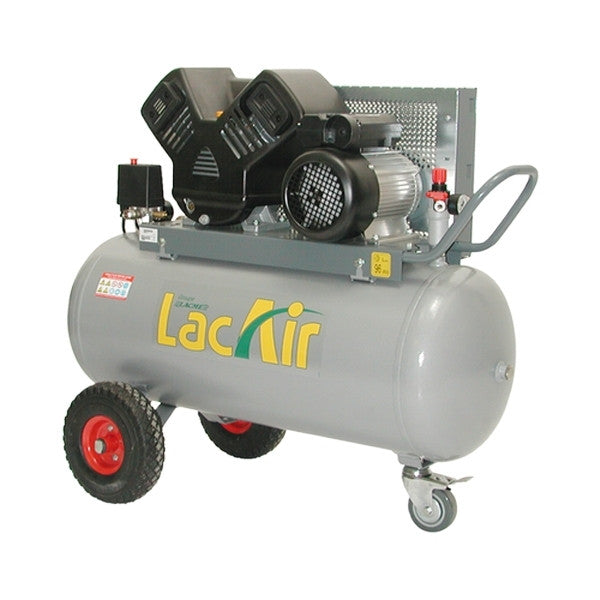 Compresseur d'air industriel 20 m³/h 100l twinair 20/100m 462100 lacme