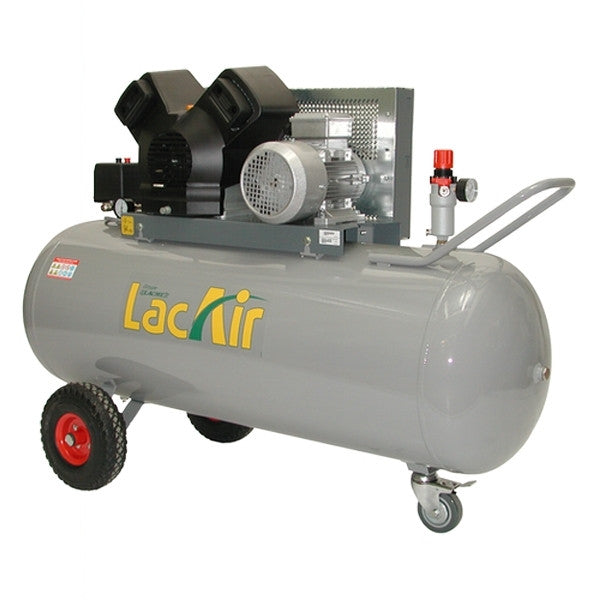Compresseur courroie triphasé 28m³/h 200l twinair 28/200t 463.500 lacme