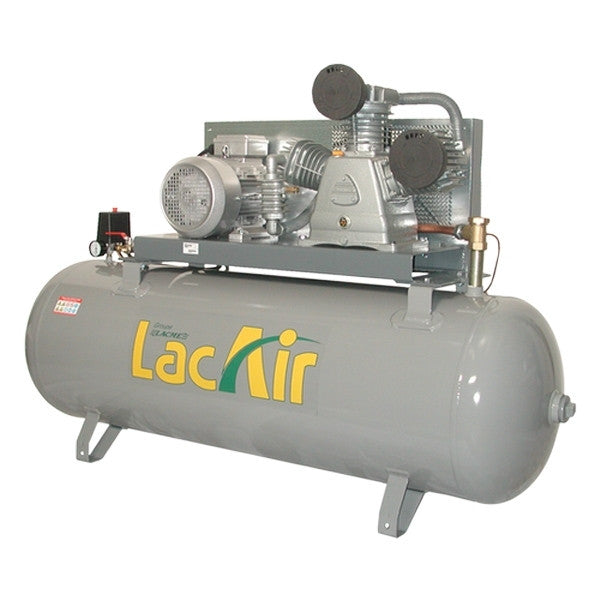 Compresseur fixe à courroie triphasé 42m³/h 300l fixair40/300 465211 lacme