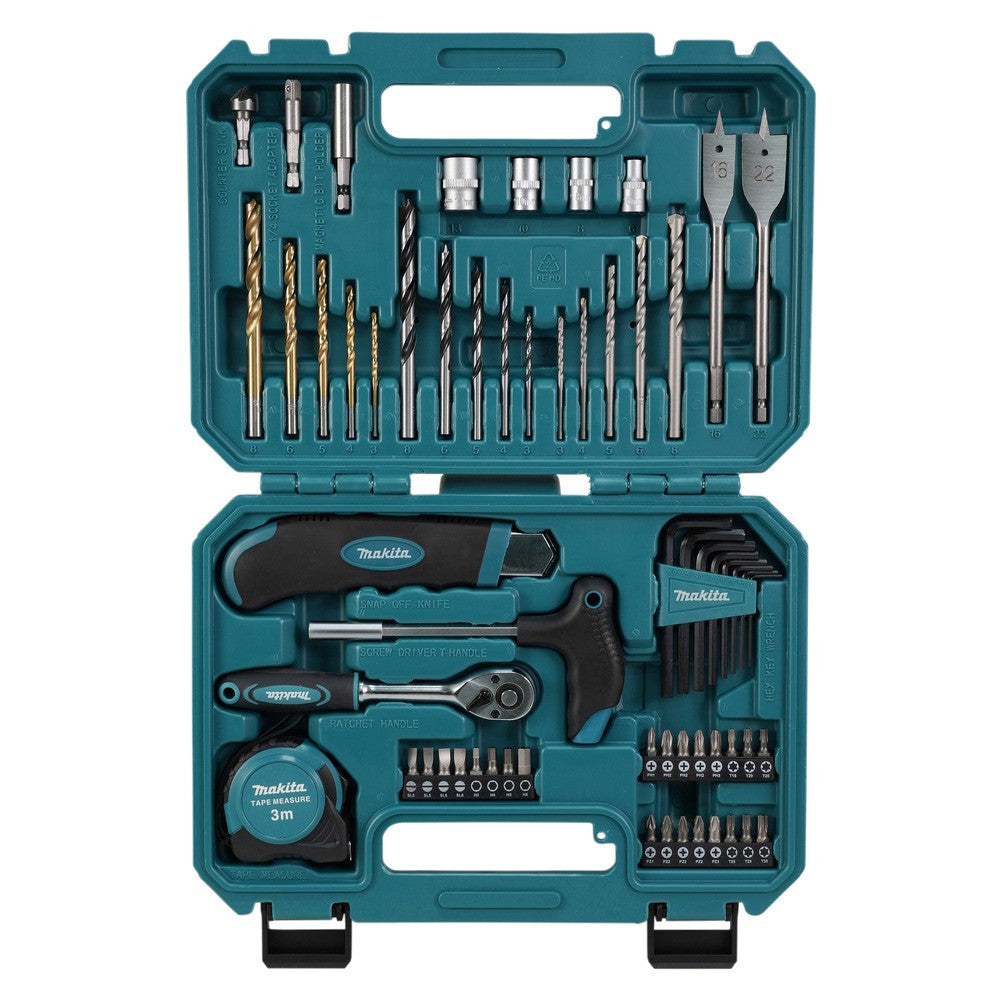 MAKITA Coffret 60 Forets, embouts, clés, douilles, … - E-15095