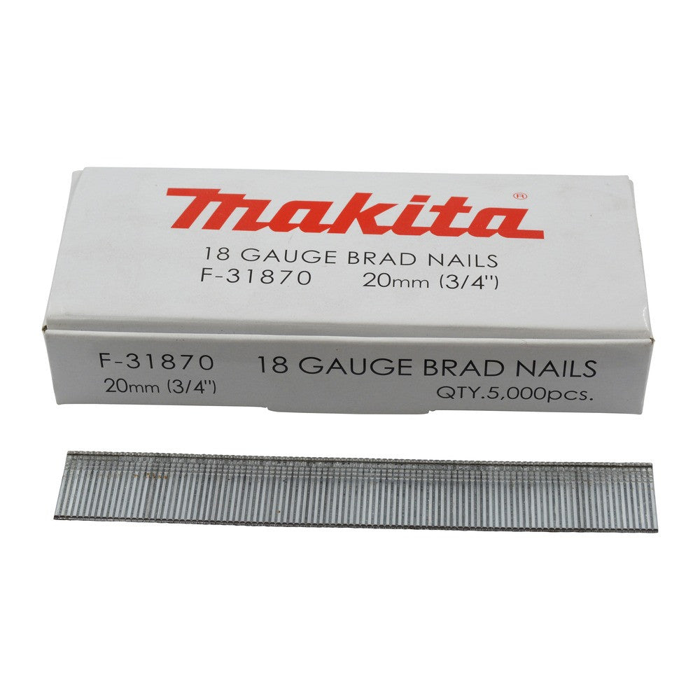 MAKITA 5000 clous pointes tête homme 18Ga Ø1.2 mm