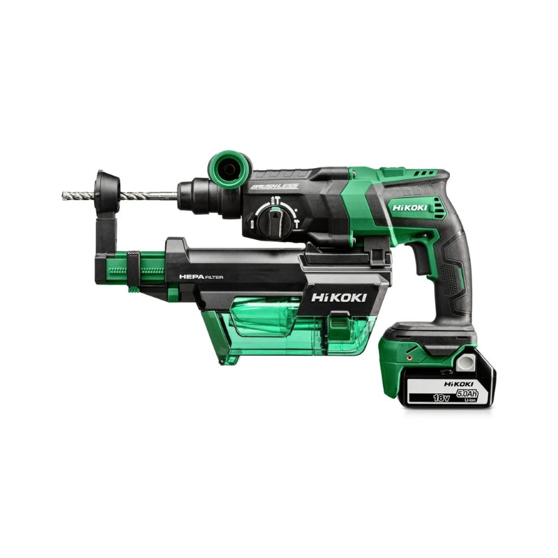 HIKOKI Pack Perceuse 140Nm + perforateur 3,2J 18V 2x5Ah - PACK2OUT18V2