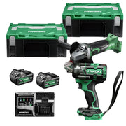 HIKOKI Pack Boulonneuse 600Nm + meuleuse 18V 2x5Ah - PACK2OUT18V3