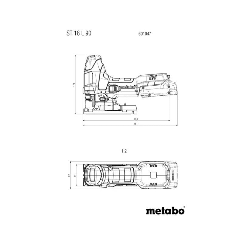 METABO Scie sauteuse 18V solo 90mm ST18L90 - 601047850