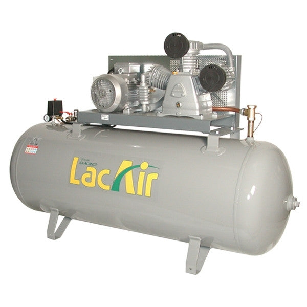 Compresseur fixe à courroie triphasé 42m³/h 500l fixair40/500 465221 lacme