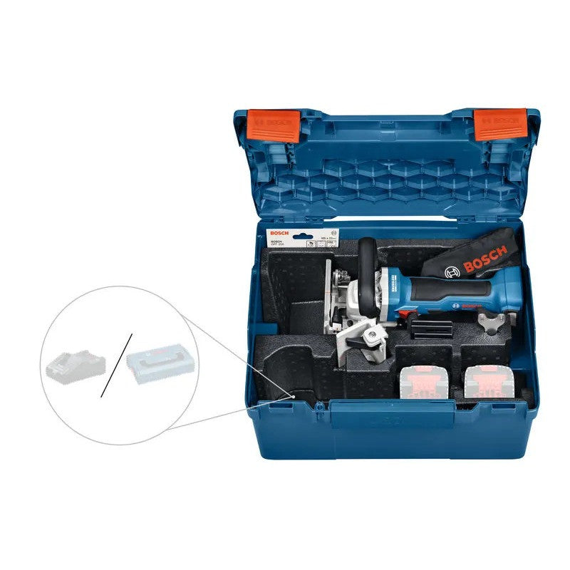 BOSCH Fraiseuse à lamelles 18V Solo L-BOXX GFF18V-22 - 0601620101