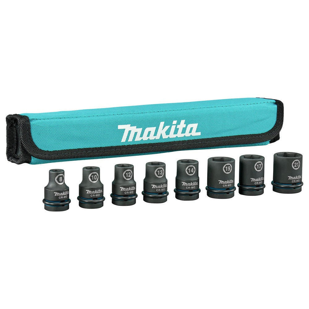 MAKITA Sacoche de 8 douilles impact - E-16601