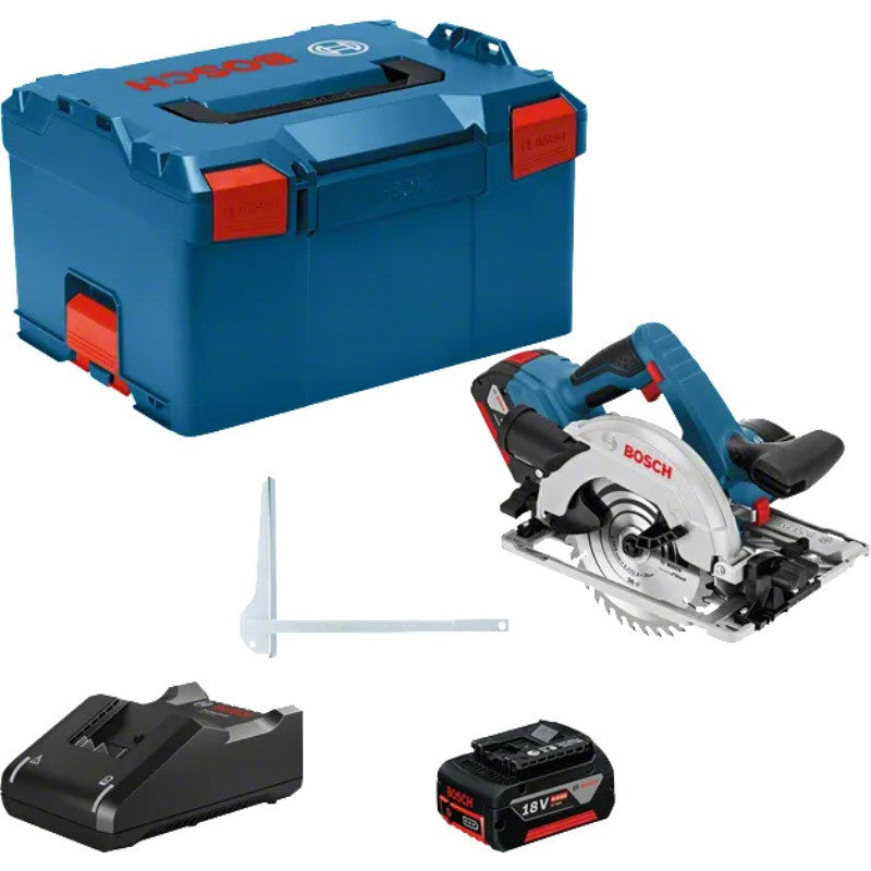 BOSCH Scie circulaire Ø57mm 18V 2x4Ah LBoxx GKS18V-57G - 06016A2106