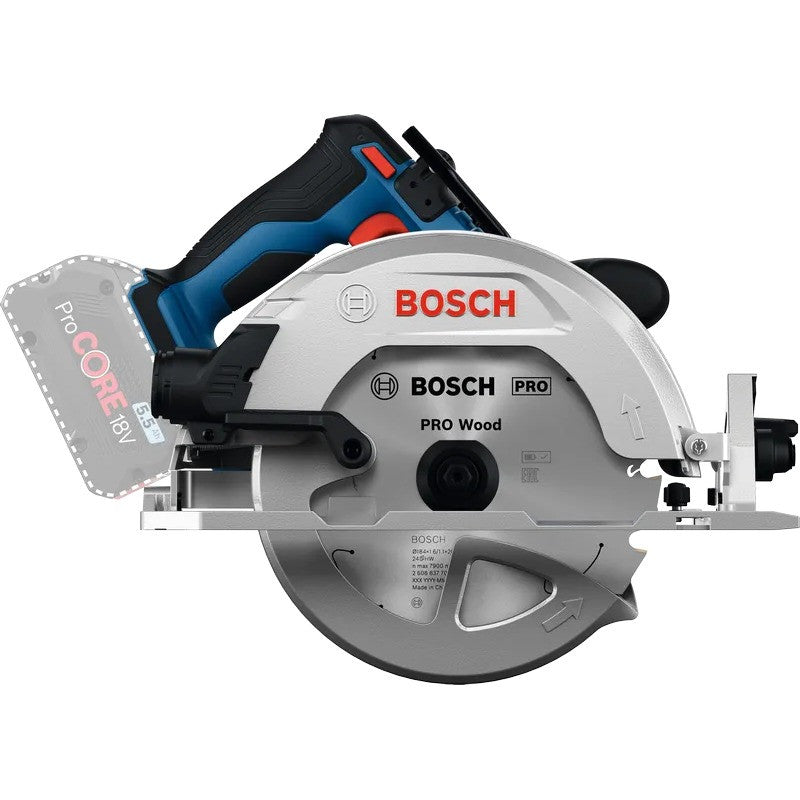 BOSCH Scie circulaire 18V Ø 190 mm solo L-Boxx GKS 18V-68-2 - 06016D0001