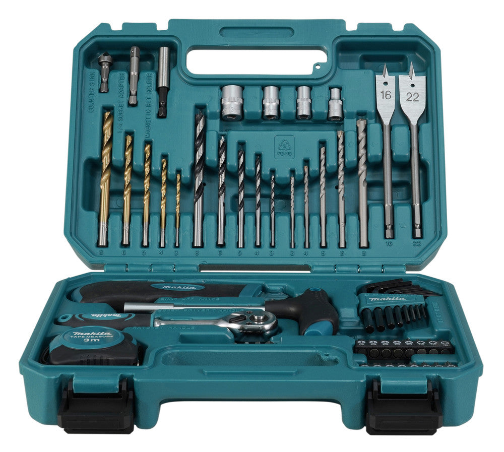 MAKITA Coffret 60 Forets, embouts, clés, douilles, … - E-15095