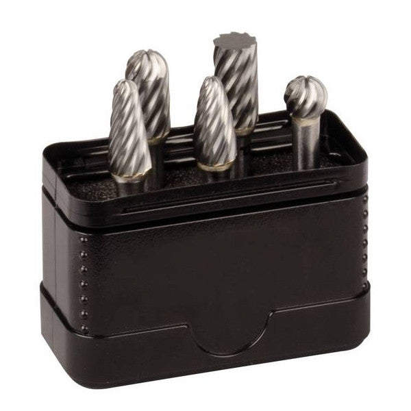 Coffret de 5 fraises-limes dents e inox ø9,5 00670p9.5e schill