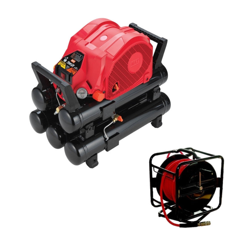 SCAB Pack compresseur MAX AKHL1260EX + enrouleur 30m - PACK48EXECO