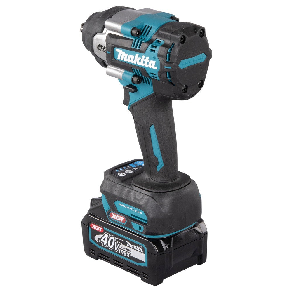 MAKITA Boulonneuse à choc 1/2'' 760nm 40V Max XGT 2x4Ah - TW007GU201