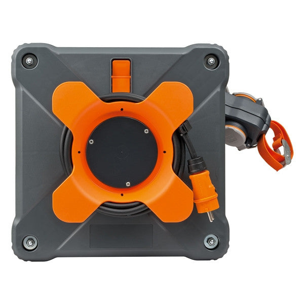 Enrouleur cube avec powerblock 25+5m ip44 2.5mm² 9212301100 brennenstuhl
