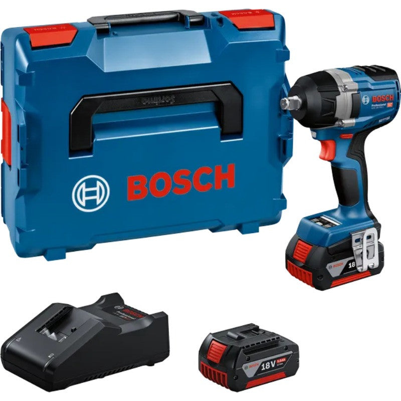 BOSCH Boulonneuse 750Nm 18V 2x5ah L-Boxx GDS 18V-750C - 06019L9003