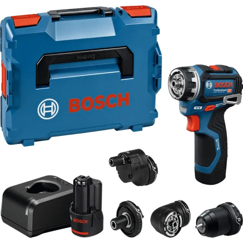 BOSCH Perceuse Flexiclick 12V 2x2Ah L-Boxx GSR12V-32FC - 06019N7101